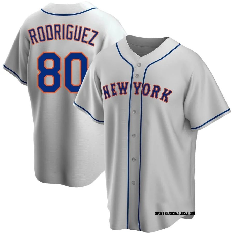 Hector Rodriguez Youth New York Mets Gray Replica Road Jersey