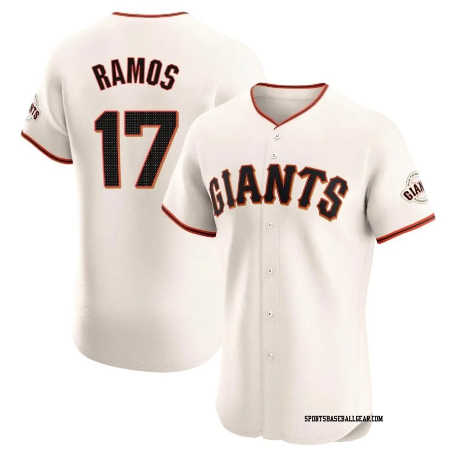 Heliot Ramos Men's San Francisco Giants Cream Elite Home Jersey