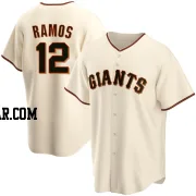 Heliot Ramos Men's San Francisco Giants Cream Replica Home Jersey