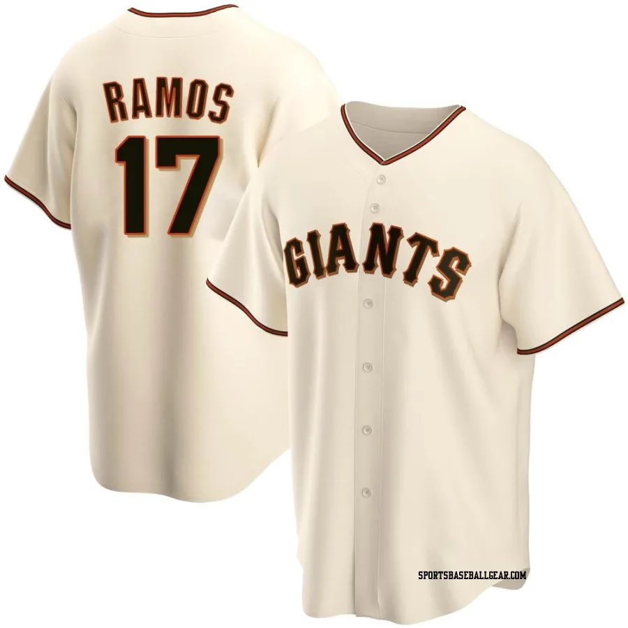 Heliot Ramos Men's San Francisco Giants Cream Replica Home Jersey