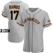 Heliot Ramos Men's San Francisco Giants Gray Authentic Road Jersey