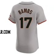 Heliot Ramos Men's San Francisco Giants Gray Elite Road Jersey