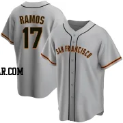 Heliot Ramos Men's San Francisco Giants Gray Replica Road Jersey