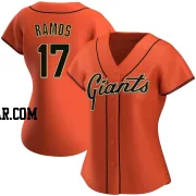 Heliot Ramos Women's San Francisco Giants Orange Authentic Alternate Jersey