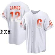 Heliot Ramos Youth San Francisco Giants White Replica 2021 City Connect Jersey