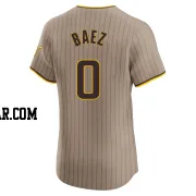 Henry Baez Men's San Diego Padres Brown Elite Alternate Jersey