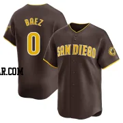 Henry Baez Men's San Diego Padres Brown Limited Away Jersey