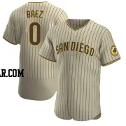 Henry Baez Men's San Diego Padres Tan/Brown Authentic Alternate Jersey