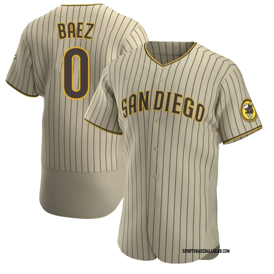 Henry Baez Men's San Diego Padres Tan/Brown Authentic Alternate Jersey