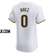 Henry Baez Men's San Diego Padres White Elite Home Jersey