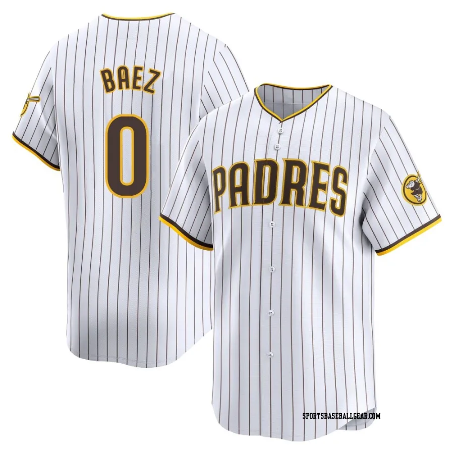 Henry Baez Men's San Diego Padres White Limited Home Jersey