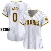 Henry Baez Women's San Diego Padres White Limited Home Jersey