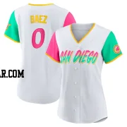 Henry Baez Women's San Diego Padres White Replica 2022 City Connect Jersey