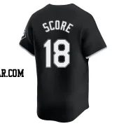 Herb Score Men's Chicago White Sox Black Limited Alternate Jersey