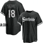 Herb Score Men's Chicago White Sox Black Replica 2021 City Connect Jersey