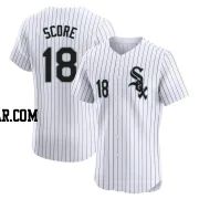 Herb Score Men's Chicago White Sox White Elite Home Jersey