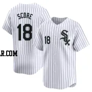 Herb Score Men's Chicago White Sox White Limited Home Jersey