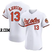 Heston Kjerstad Men's Baltimore Orioles White Elite Home Jersey