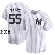 Hideki Matsui Men's New York Yankees White Limited Yankee Home Jersey