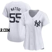 Hideki Matsui Women's New York Yankees White Limited Yankee Home Jersey