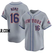 Hideo Nomo Men's New York Mets Gray Limited Away Jersey