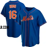 Hideo Nomo Men's New York Mets Royal Replica Alternate Jersey