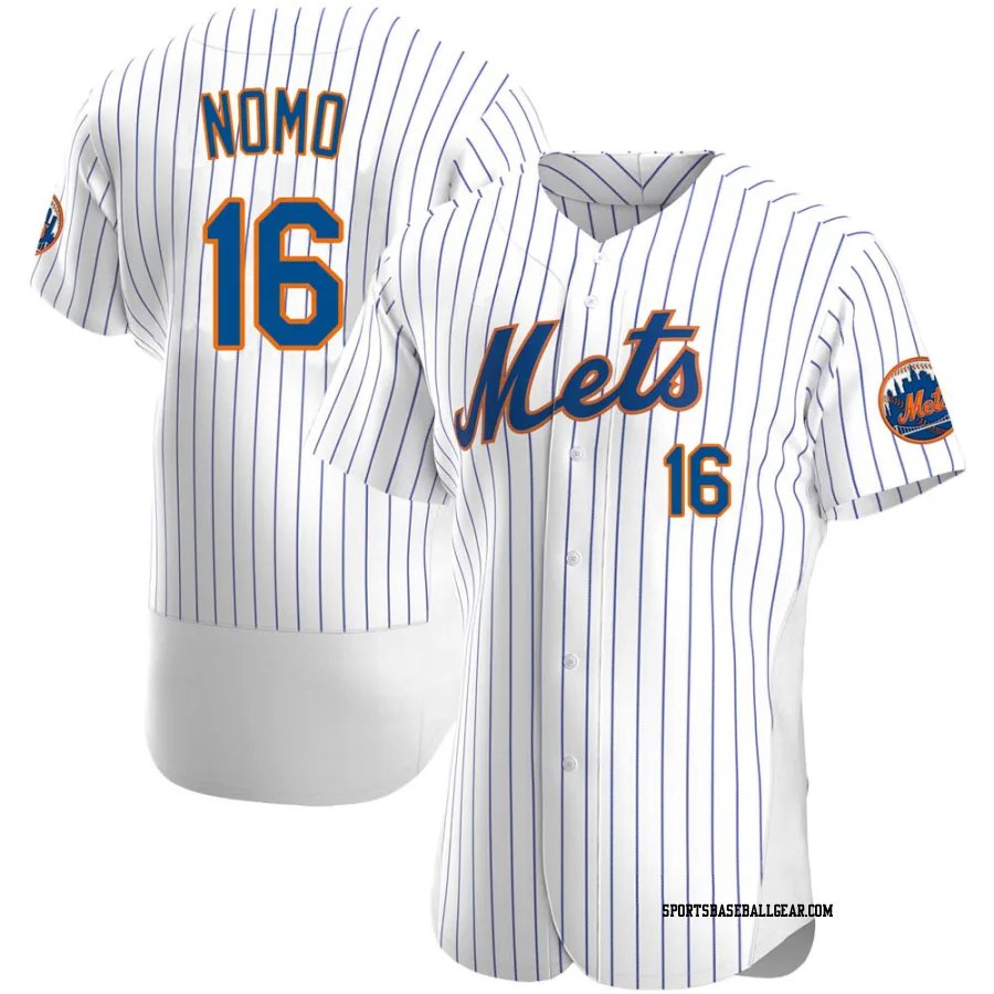 Hideo Nomo Men's New York Mets White Authentic Home Jersey