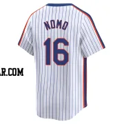 Hideo Nomo Men's New York Mets White Limited Cooperstown Collection Jersey