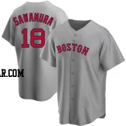 Hirokazu Sawamura Men's Boston Red Sox Gray Replica Road Jersey