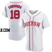 Hirokazu Sawamura Men's Boston Red Sox White Authentic 2021 Patriots' Day Jersey