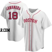 Hirokazu Sawamura Men's Boston Red Sox White Replica Alternate Jersey