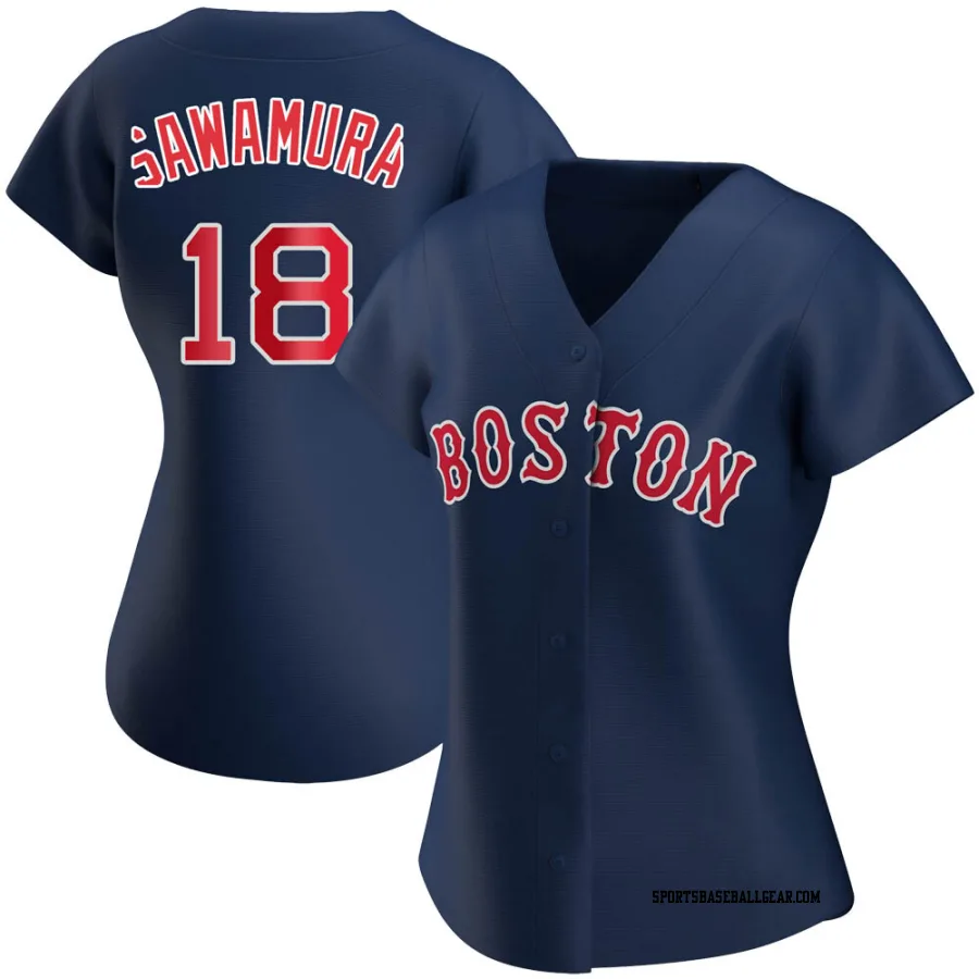 Hirokazu Sawamura Women's Boston Red Sox Navy Authentic Alternate Jersey