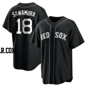 Hirokazu Sawamura Youth Boston Red Sox Black/White Replica Jersey