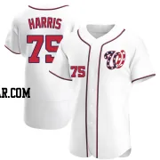 Hobie Harris Men's Washington Nationals White Authentic Alternate Jersey