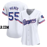 Hoby Milner Women's Texas Rangers White Limited Home Jersey