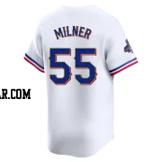 Hoby Milner Youth Texas Rangers Gold Limited White 2024 Collection Jersey