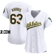 Hogan Harris Women's Oakland Athletics White Limited Home Jersey