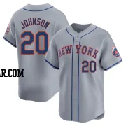 Howard Johnson Men's New York Mets Gray Limited Away Jersey