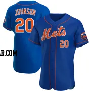 Howard Johnson Men's New York Mets Royal Authentic Alternate Jersey