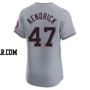 Howie Kendrick Men's Washington Nationals Gray Elite Road Jersey