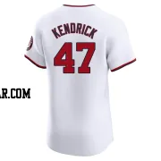 Howie Kendrick Men's Washington Nationals White Elite Home Jersey