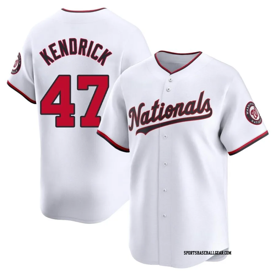 Howie Kendrick Men's Washington Nationals White Limited Home Jersey