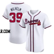 Hoyt Wilhelm Men's Atlanta Braves White Elite Home Jersey