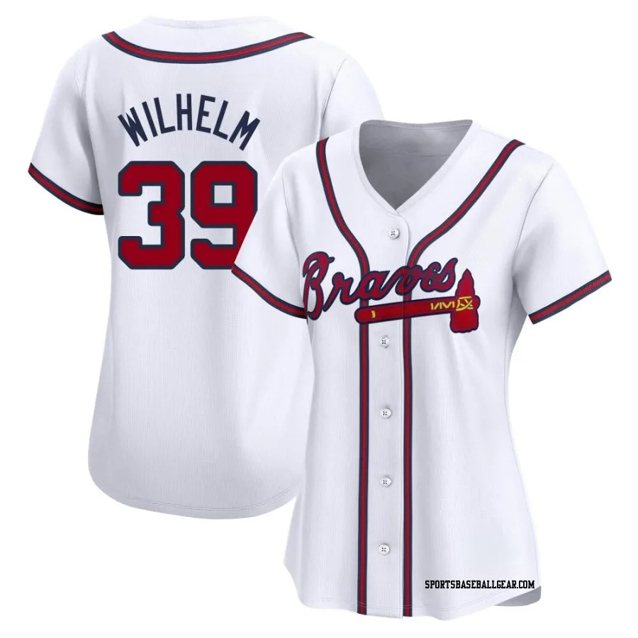 Hoyt Wilhelm Women's Atlanta Braves White Limited Home Jersey