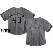 Huascar Brazoban Toddler New York Mets Limited Graphite 2024 City Connect Jersey