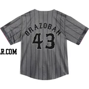 Huascar Brazoban Toddler New York Mets Limited Graphite 2024 City Connect Jersey