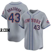 Huascar Brazoban Youth New York Mets Gray Limited Away Jersey