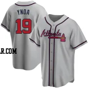 Huascar Ynoa Youth Atlanta Braves Gray Replica Road Jersey