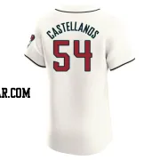 Humberto Castellanos Men's Arizona Diamondbacks Cream Elite Home Jersey