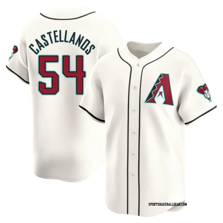 Humberto Castellanos Men's Arizona Diamondbacks White Limited Home Jersey